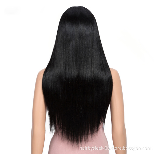 Rebecca Middle Part Ombre Long Straight Synthetic Lace Wig 30 inches High Temperature Heat Resistance Fiber Synthetic Lace Wigs
